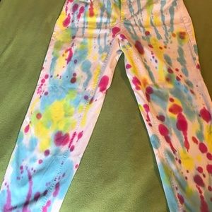 Fun pants custom dyed by my daughter